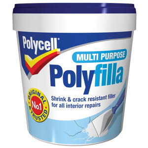 Polycell - 萬用裂縫寶 1公斤 (英國進口; 室內及室外兩用; 填補10mm以上裂縫)